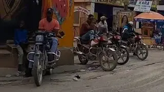 EXPLORING THE STREETS OF HAITI BOURDON ON MOTORBIKE 🏍️ 🇭🇹 