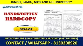 MMPC 002 Solved Assignment 2022-23 | MMPC 002 Handwritten pdf | In English | 2022-23