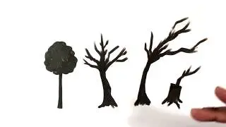 Tips on Drawing a Scary Tree - Halloween Drawings