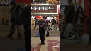 (3) 《Don'WannaCry😎#울고싶지않아》 HaRang🥰#하랑@OneOf#원오브 HongDae#홍대 Busking#버스킹 SnowHorse#눈말 20260208