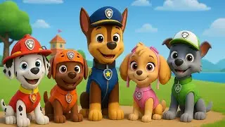 Little Paw Patrol Family | Fun Kids Poem | Happy Kids