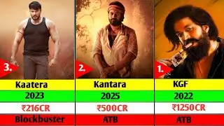 Top 50 Highest Grossing Kannada Movies Of All Time 🔥 | Movies List | Kantara | KGF | Kaatera |
