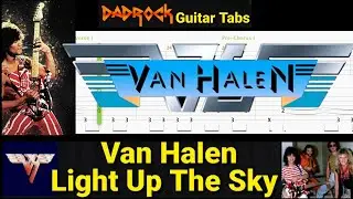 Light Up The Sky - Van Halen - Lead Guitar TABS Lesson