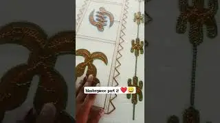 part 2 #embroidey #gj #sewingdesign #newcreator #stitiching #support