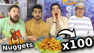 RETO 100 NUGGETS DE POLLO EN 3 MINUTOS | BROMA FALLIDA A EDDY - WEREVERWERO - KEVIN ROGERS