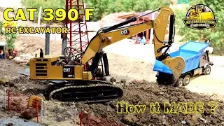 RC Hydraulic Excavator CAT 390F 1:12 Scale 60 Kg !!! How it made. # EP. 03