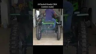 Custom Build 250cc 4Wheeled bike vs 125cc ATV Engine sound #custombuild #bikeride