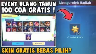CEPAT AMBIL ! 100 COA GRATIS DI EVENT ULANG TAHUN, ADA SKIN EPIK & ELITE GRATIS BEBAS PILIH (TRIAL)