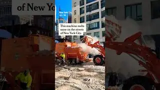 These Machines Melt Snow Off of NYC Streets in Seconds