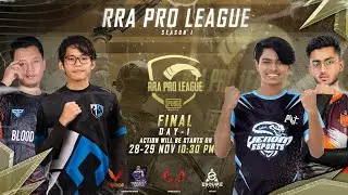 RRA PRO LEAGUE | Grand Final | Day 1 | FINIXOP GAMING