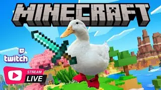 Learning Minecraft (but im a duck) | octopus sabotage, the mountain & a house of chickens