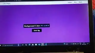 Color Flipper projec  #JavaScript #WebDevelopment #Coding #ColorFlipper #Frontend