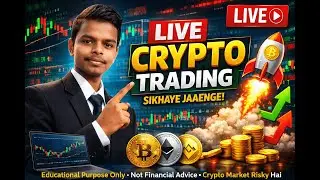 LIVE Crypto Trading | Market Analysis & Learning | INDIA MKS #live #chartpatterns #trading #crypto