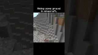 Just some gravel in minecraft :) #MineCraft #gaming #minecrafthacks #minecraftbedrock #minecraftja