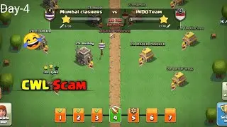 Biggest Scam With Enemies CWL Attack(TH9)#coc #cocshorts #Shorts