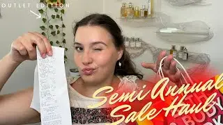 Semi Annual Sale Haul #2 || OUTLET EDITION