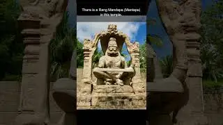 Musical Pillars of Hampi Temple I SAREGAMA Pillars I #shorts I The BT World