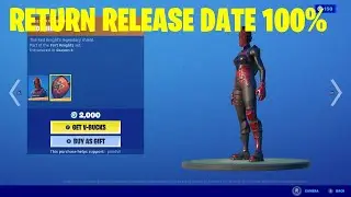 RED KNIGHT SKIN RETURN RELEASE DATE! (RED KNIGHT Coming Back To Fortnite 2022)