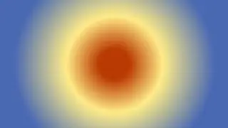 Serene Sunrise Aura | Blue, Yellow, Orange Gradient Screensaver | No Sound 🔇