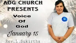 மேன்மைப்படுத்துவார்.|Voice of God|Rev.L.Sukirtha|Aog Church Araly|Jaffna Sri Lanka|