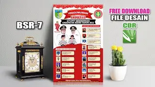 Cara Membuat Desain Brosur di CorelDRAW X7 dan Photoshop CS4, Desain Brosur Mudah, Free Psd Cdr