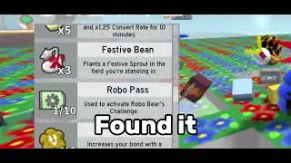 Planting a FESTIVE SPROUT🌱in (Bee swarm simulator) 