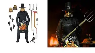 New NECA Thanksgiving Ultimate &ldquo;No Leftovers&rdquo; John Carver 7&rdquo; Scale Action Figure