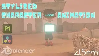 Blender Stylized Character Loop Animation