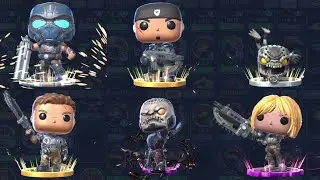 Gears Pop! - All Characters Showcase - Upgrade Animations
