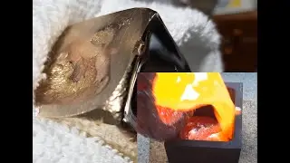Mixing molten Copper & Aluminum-making aluminum bronze