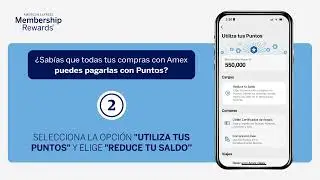 Reduce tu Saldo con Puntos desde Amex App.
