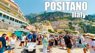 Stunning 4K HDR POSITANO Walking Tour: Experience the Beauty of Amalfi Coast in Italy 🇮🇹