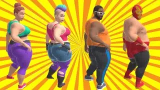 Fat 2 Fit! All Characters Skin Unlocked Gameplay (Part-1) | All Levels (26-35)