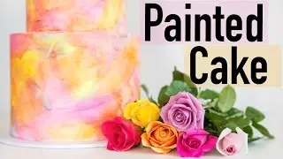 CAKE TREND ~ Painted Cake - CAKE STYLE
