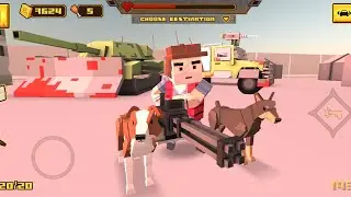 BLOCKAPOLYPSE Zombie Shooter: How to Make More Money in Game | Big Map Exploration with all Vehicles