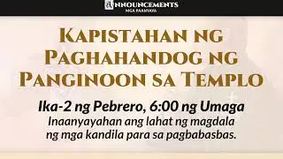 Sunday Anticipated Holy Mass - January 31, 2026 | 6 PM