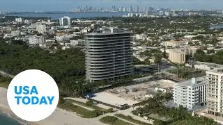 Drone footage shows Surfside condo collapse site in Florida, one year later | USA TODAY