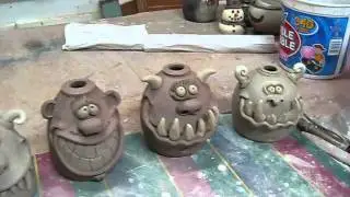 making a character soap dispenser.wmv