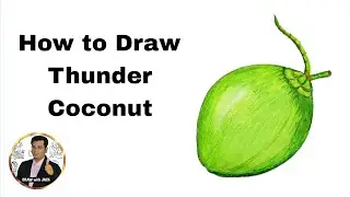 How to Draw Thunder Coconut | Easy Drawing | Step by Step Drawing #drawing #art #drawing4kids