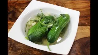 Half-Sour Pickles in Just 2-3 Days/No Sugar,No Vinegar