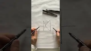 Sketching Perspective - Walled Gateway #art #drawing
