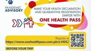 Paano kumuha Ng one health pass at  QR code para sa mga uuwing Pilipino or ofw