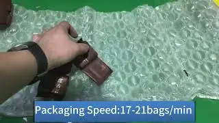 Automatic vacuum Tea Pre-made Sachet Packing Machine with tofu shape