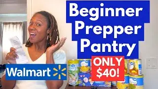 START Your PREPPER Pantry on a BUDGET! Walmart Finds!