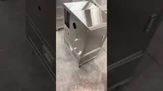 Boutique stainless steel equipment box perfect landing . #cnc