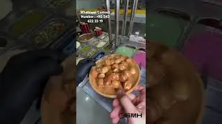 Bubble Waffle hamuru tarifi - Egg Waffle recipe- SMH Bubble Waffle maker - Street food egg waffle