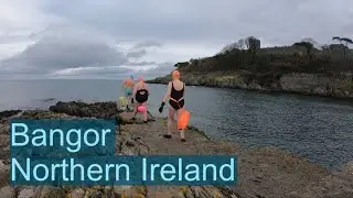 Joining the Brompton Belles and Beaux for a swim at Bangor Northern Ireland