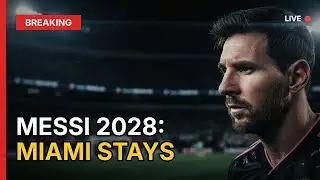 BREAKING: Messi Stuns MLS, Extends Inter Miami Contract to 2028!
