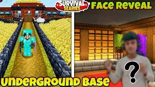 MINECRAFT PE SURVIVAL SERIES EP 2 IN HINDI 1.21 🔥| UNDERGROUND BASE EP 2