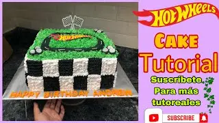 How to make a Racetrack cake +como hacer un pastel de Pistas de carretera 🛣 paso a paso tutorial👏